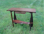 canoe theme table, rustic hall table, rustic decor